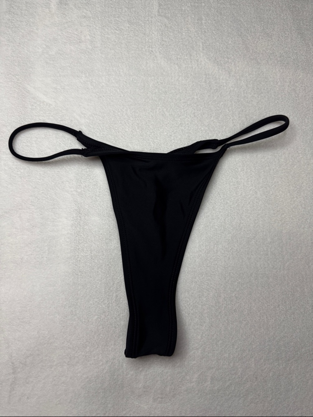 Black Thong Bikini Bottom